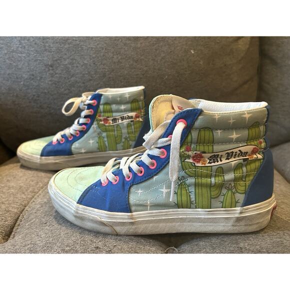 Vans sk8 hi "Mi Vida" Men's size 8/Women's 9.5 - Picture 5 of 7
